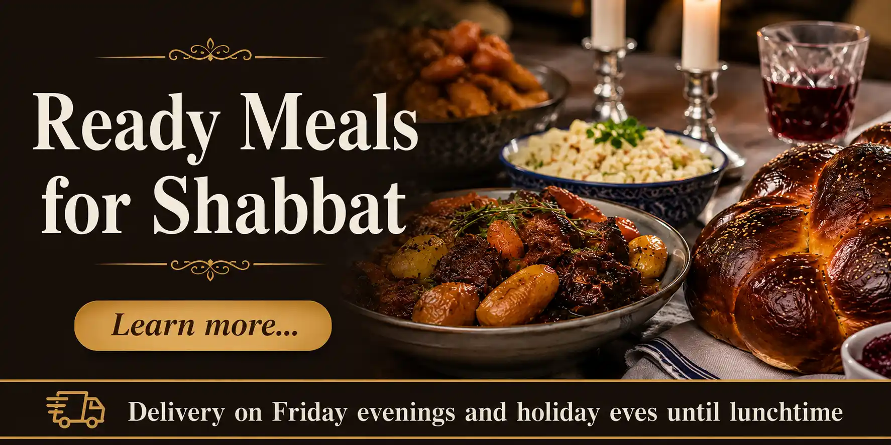 Show Ready meals for Shabbat